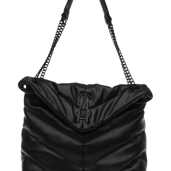 Steve Madden britta black tote bag - Picture 2 of 6